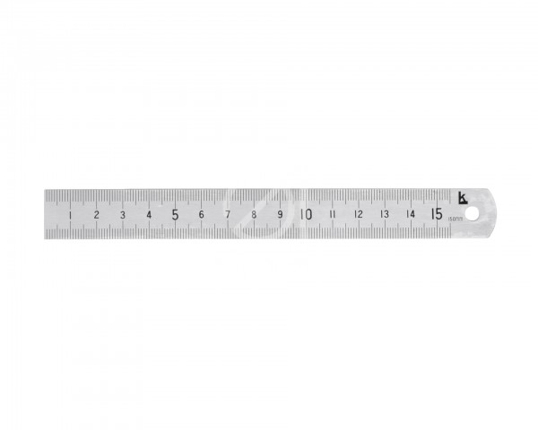 Линейка измерительная 150х19мм металлическая (ГРСИ №74468-19) с пов. КЛБ