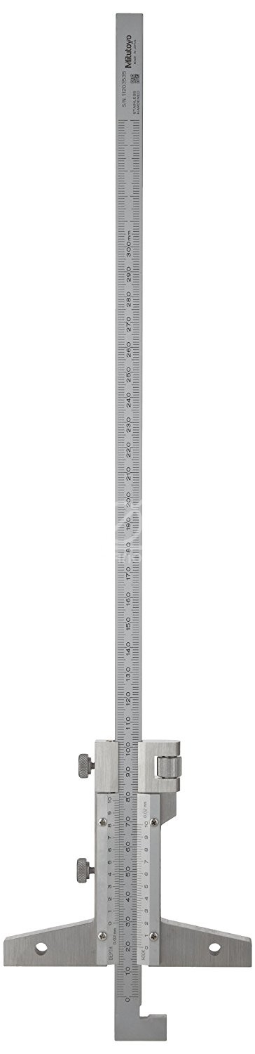 Штангенглубиномер 0-300mm с микроподачей 527-103